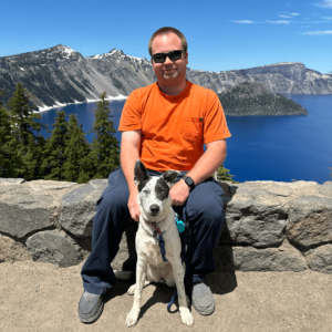 Dr. Brian Staebler-Siewell, a veterinarian at Pendleton Veterinary Clinic.